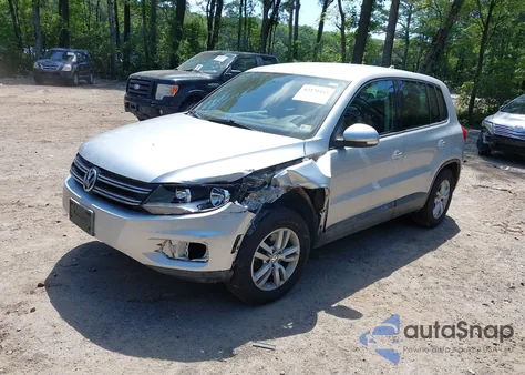 2012 Volkswagen Tiguan Le из США, поврежденный, VIN WVGAV7AX8CW542695